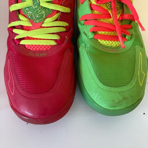 💚Puma Rick & Morty Vibrant Coral and Green Sneakers - Picture 9 of 10